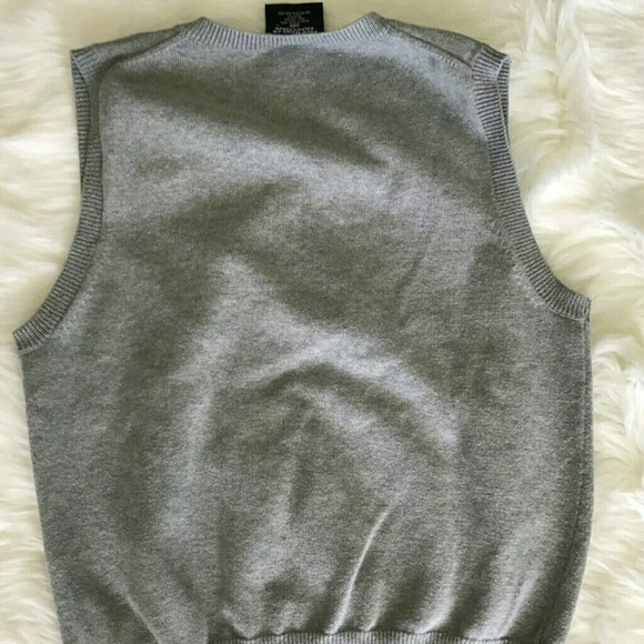 Polo jean Co By Ralph Lauren cotton grey gray vest - Picture 4 of 5